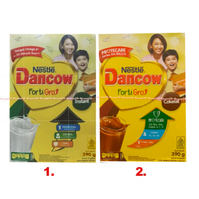 

Dancow Enriched Putih Coklat Fortigro 390gr Nestle Susu Dancow Instant Cokelat Bubuk Putih Fortigrow