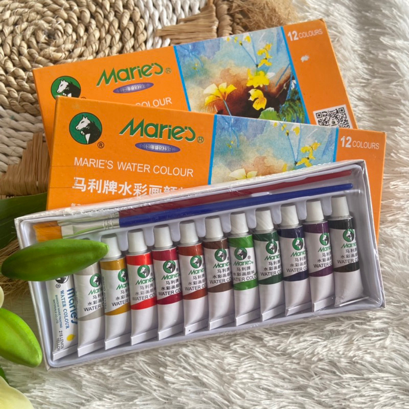 

MARIE’S WATER COLOUR 12COLORS 5ml E1325