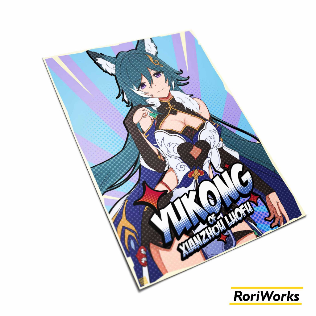 Poster Anime - Yukong | Honkai Star Rail | Retro Pop Art