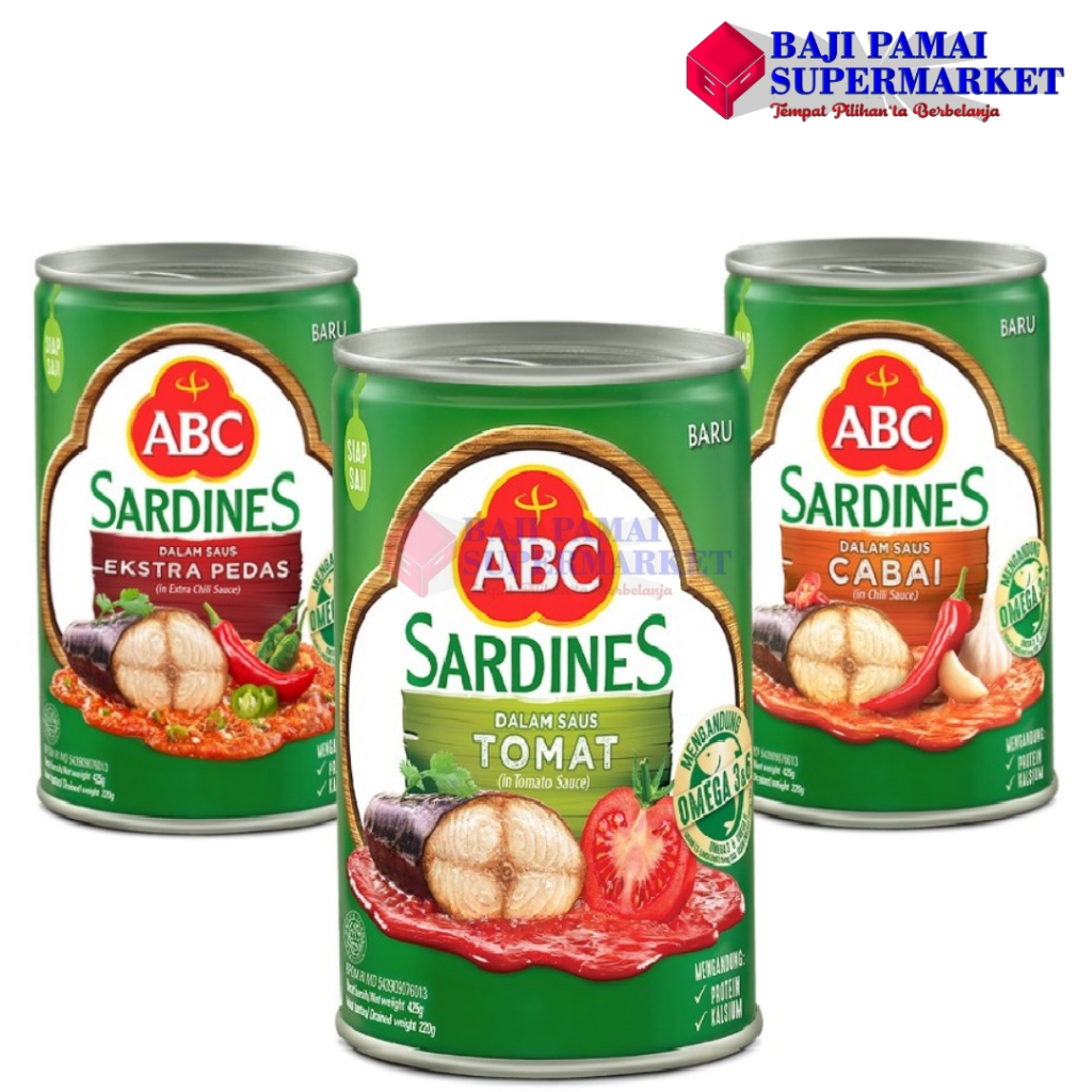 

Abc Sardines All Variant 425ml