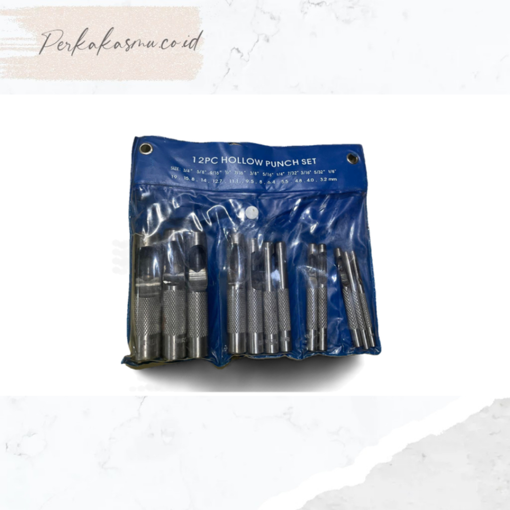 

12pc Hollow Punch Set