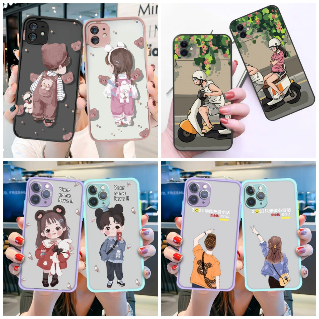 Couple Case Vivo Y01 Y01A Y1S Y02 Y02T Y11 Y12 Y12i Y12S Y15 Y15A Y15S Y16
