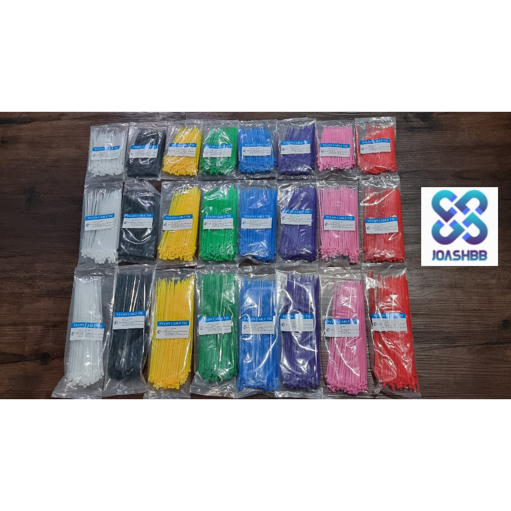 

Kabel Ties Warna 2.5x100-150-200-250-300 isi 100 bh / Cable Tie/ Pengikat Kabel/ Dasi Kable