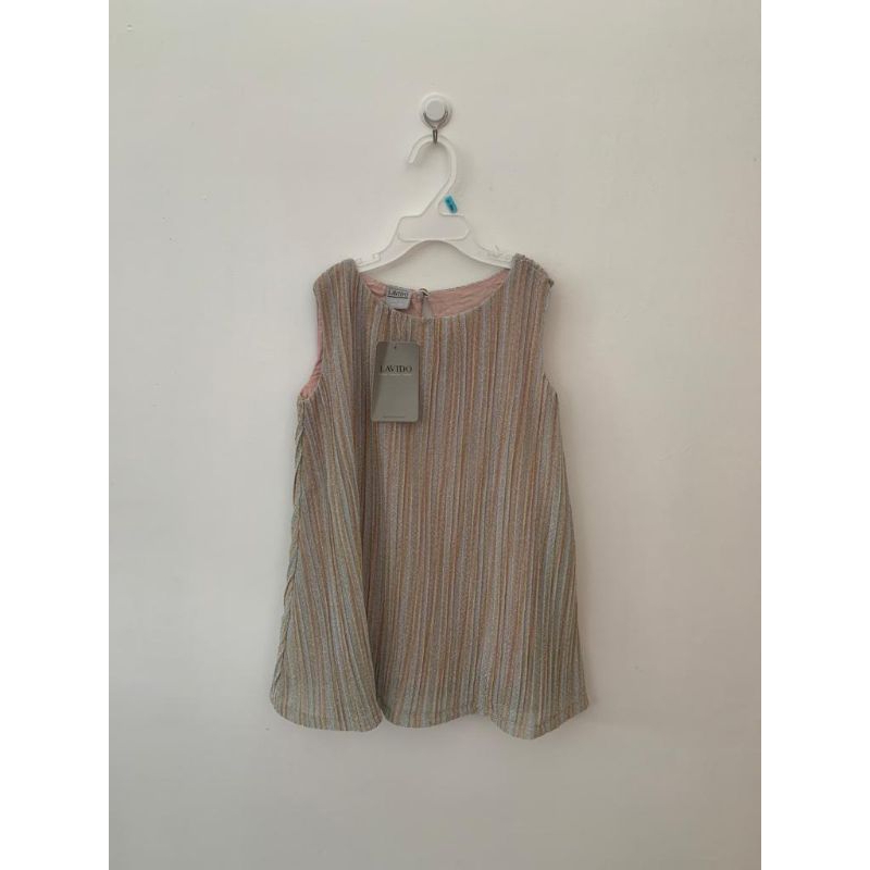 Dress Lavido bahan plisket,