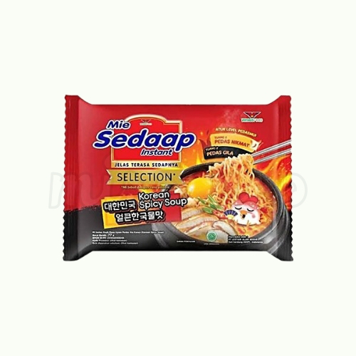 

Mie Instant Korean Spicy Soup 77GR Sedaap