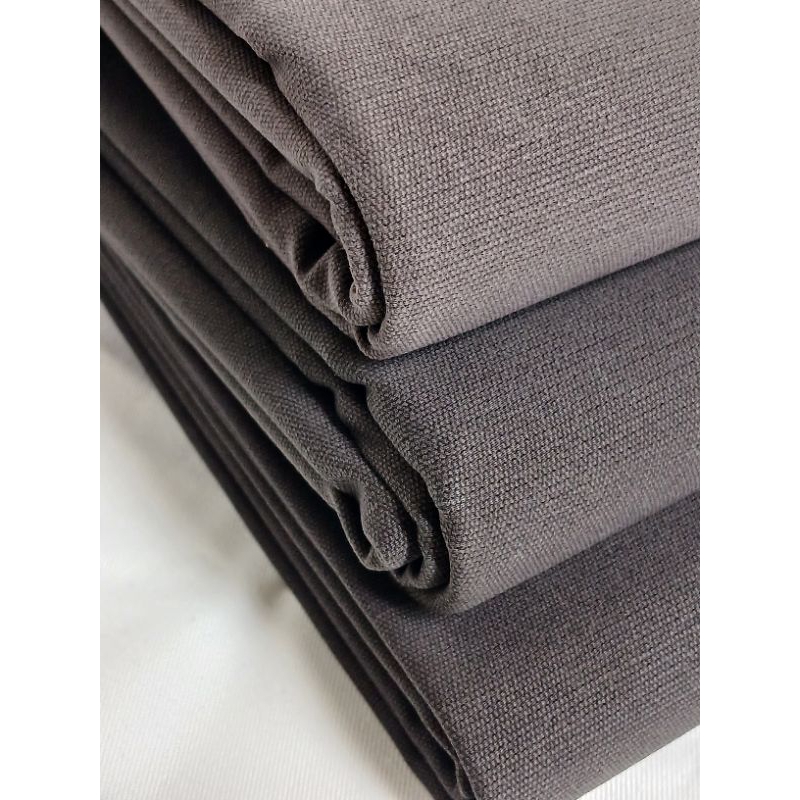 Kain Canvas Sisa Export Bahan Celana warna Abu Hijau  125cm x 150cm