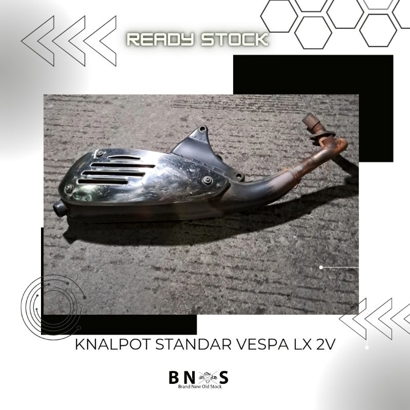 Knalpot Standar Vespa LX/S 2V