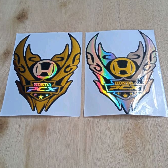 stiker cutting honda PCX, Sticker visor motor honda PCX