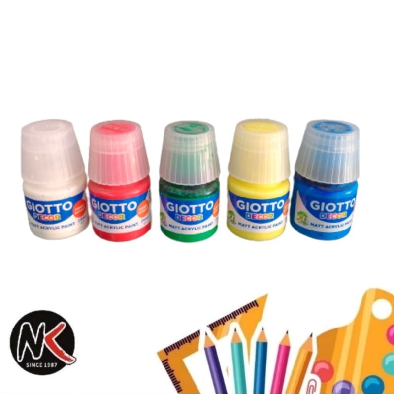 

Cat Acrylic/Akrilik GIOTTO Warna 25 ml