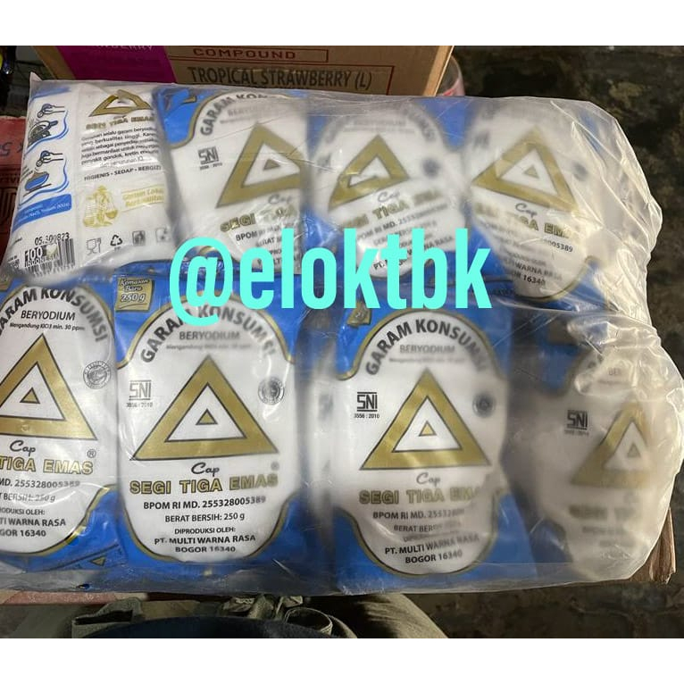 

Garam Cap Segitiga Emas Kemasan 1 Ball (1 ball isi 40 pcs @250gr)