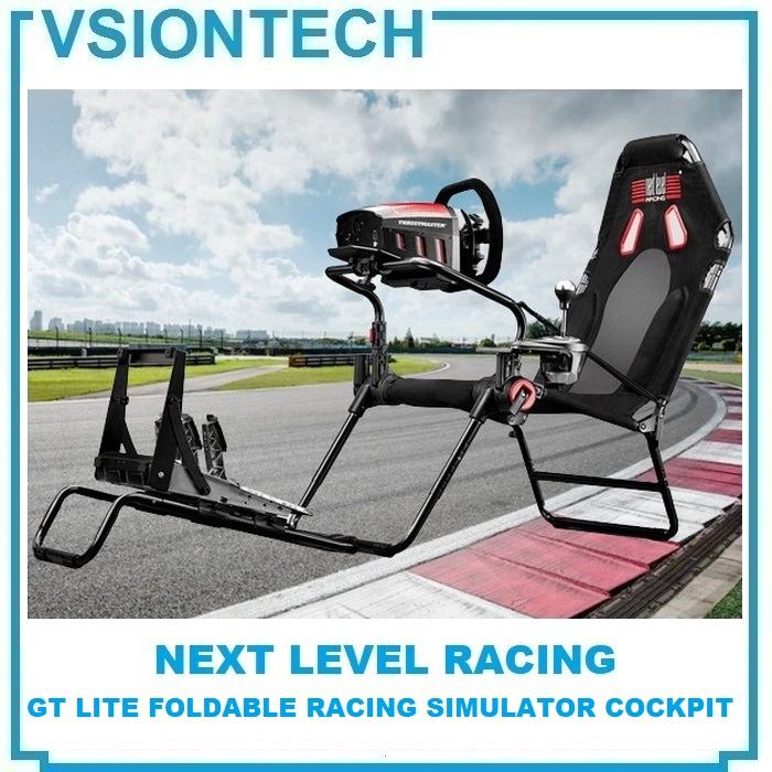 Next Level Racing GT LITE Foldable Simulator Cockpit - Kursi Cockpit Simulator Gaming PC PS3 PS4 PS5
