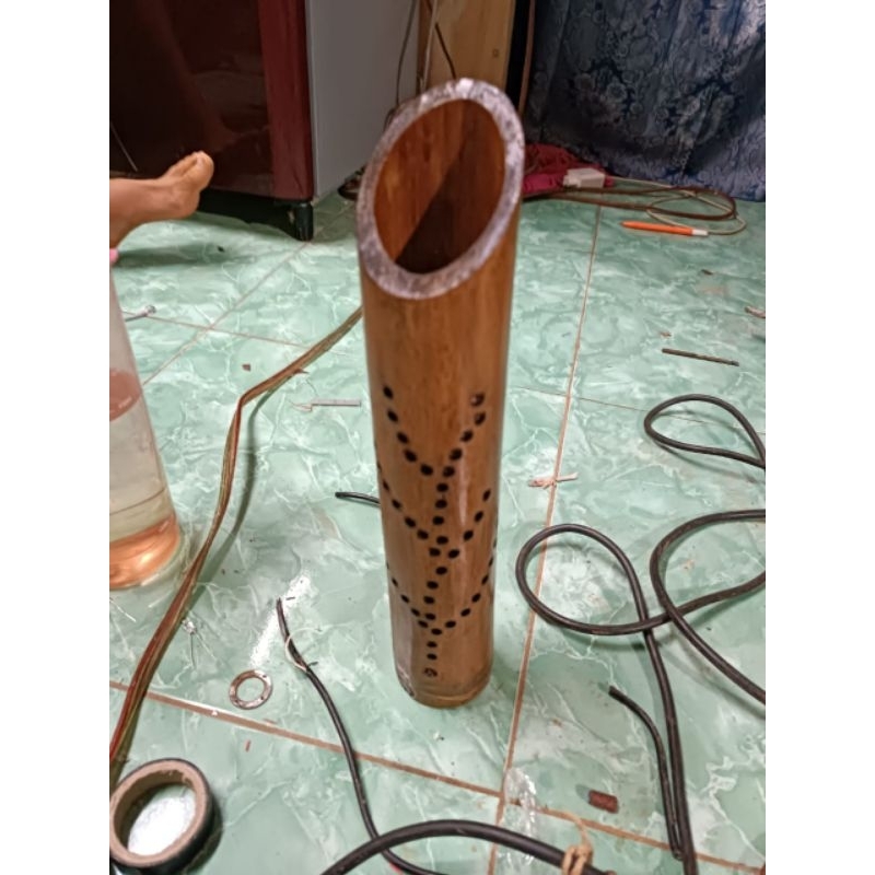 lampu tidur dari bambu