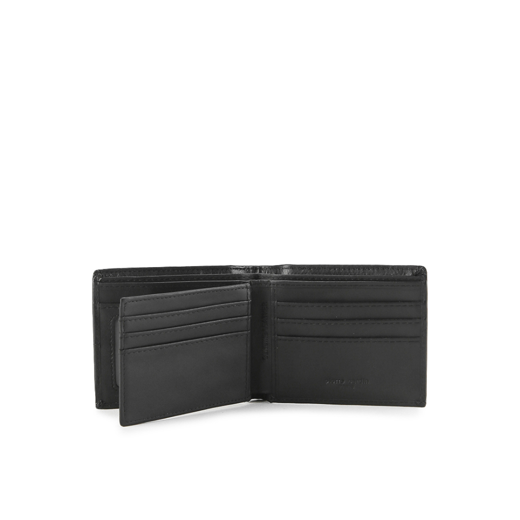 Pierre Cardin Dompet Lipat Pendek Pria Kulit Leather Men Short Wallet ORI 111429502BLA-Hitam