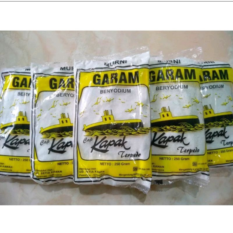 

HALAL//Garam Dapur Murni Beryodium Cap Kapal
