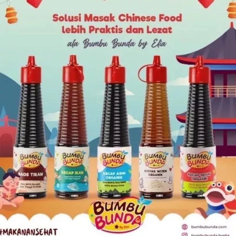 

Bumbu Bunda Kecap Mpasi Manis/Asin/Saos Teriyaki All Varian