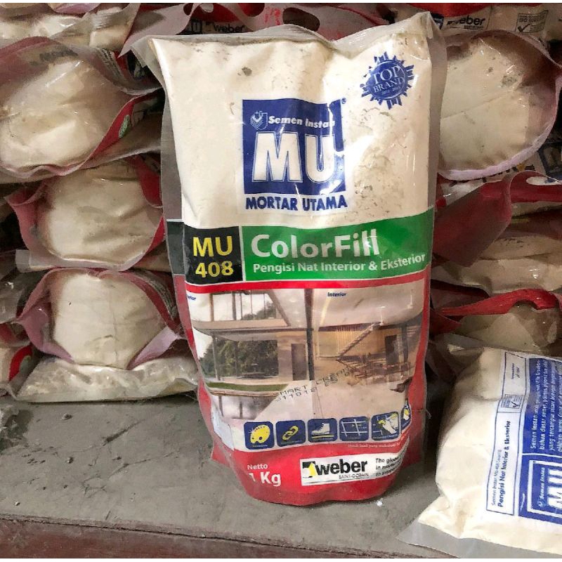 Mu Mortar Utama Pengisi Nat Keramik/Granit Semen Instan - Mu408 #Gratisongkir