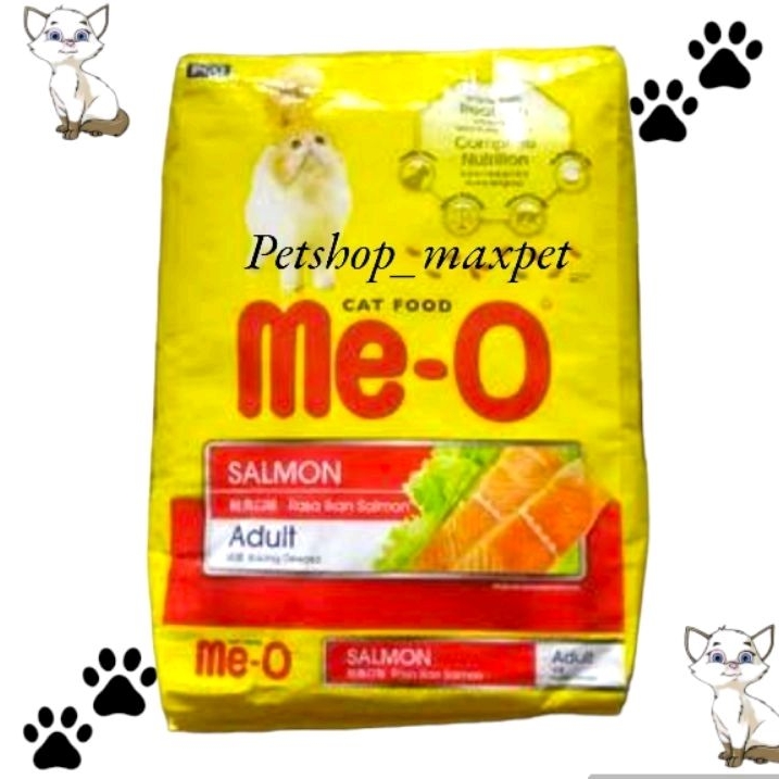 meo me-o adult dewasa 7 kg 7kg rasa salmon 1 karung cat dry food makanan kucing kering