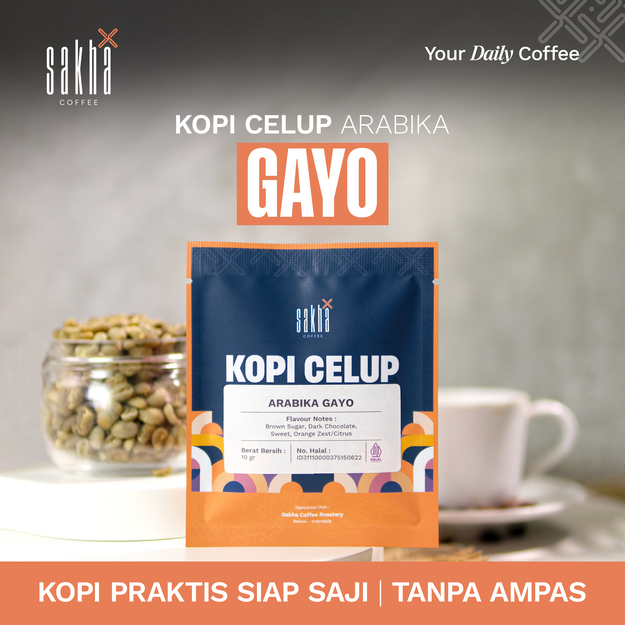 

Kopi Celup Arabika Gayo Aceh Asli Murni Tanpa Ampas Tanpa Gula Coffe Instan