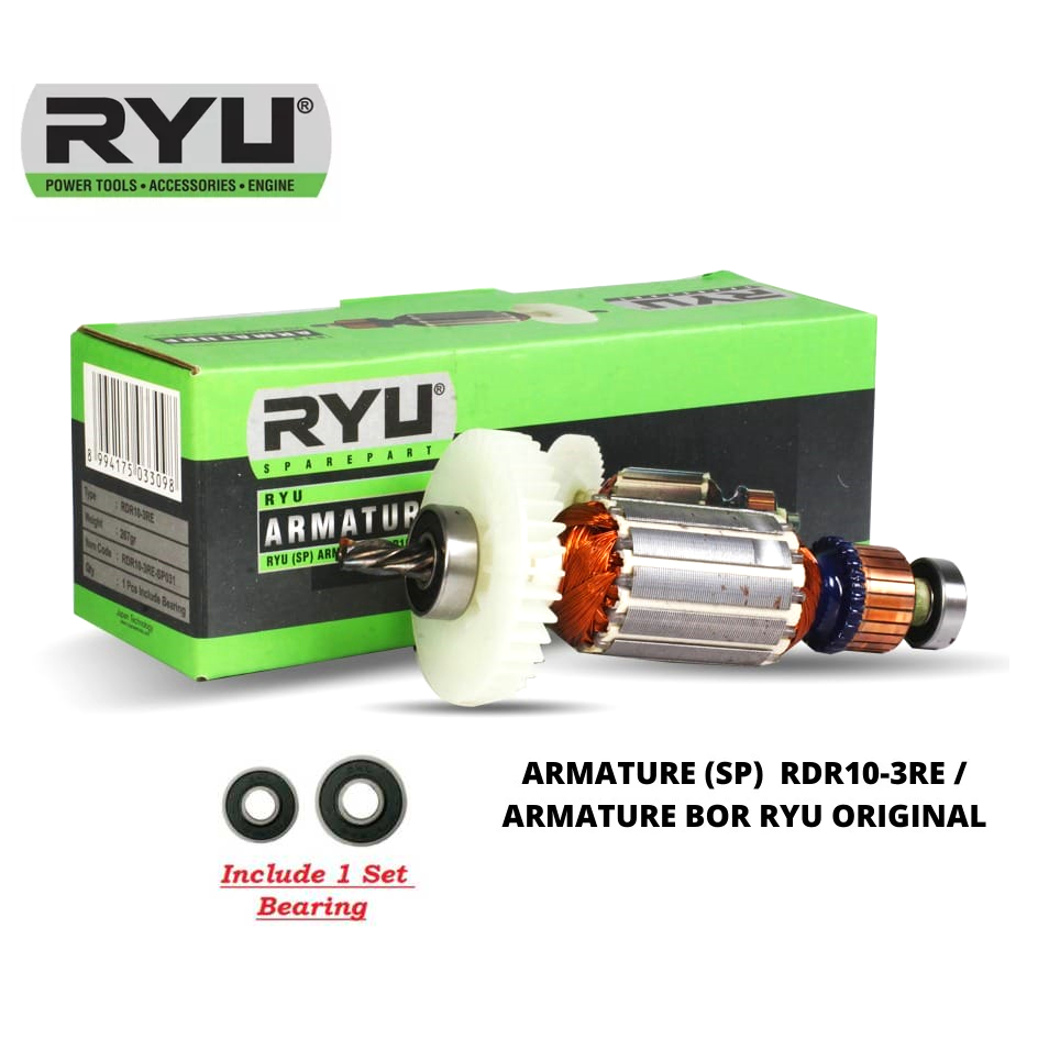 RYU Armature Bor RDR 10-3 RE Armature Bor 10mm 10 mm RYU / Mesin Angker Mesin Bor 10 Mm Ryu RDR 10-3