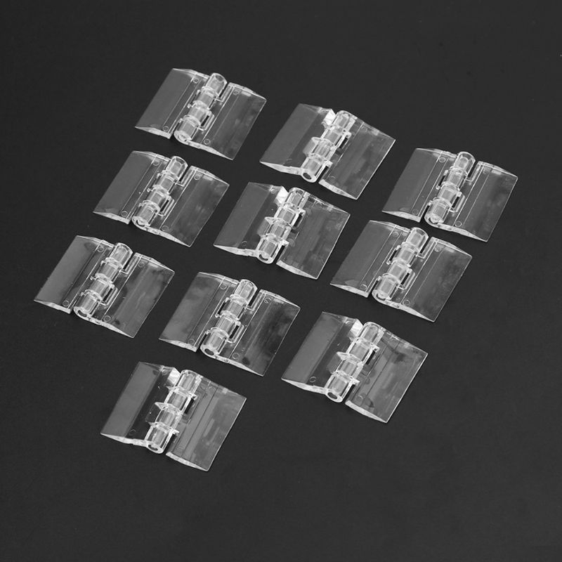 10PCS Akrilik Engsel Akrilik Kecil Engsel Acrylic Transparan Hinge Bening Acrylic 2.5CM 3CM