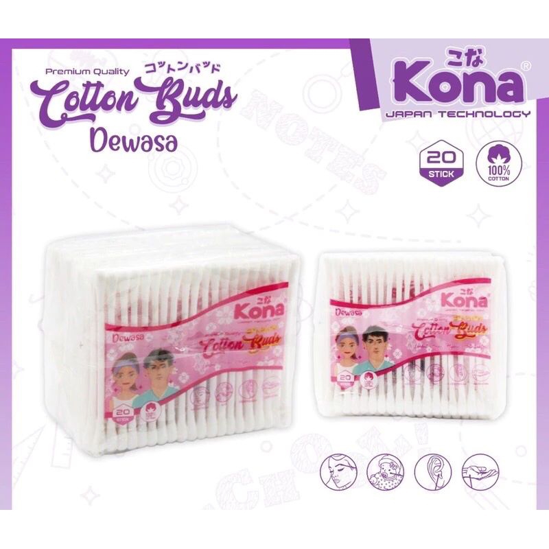 Cotton Bud Kona Untuk Dewasa | Pembersih Telinga Dewasa