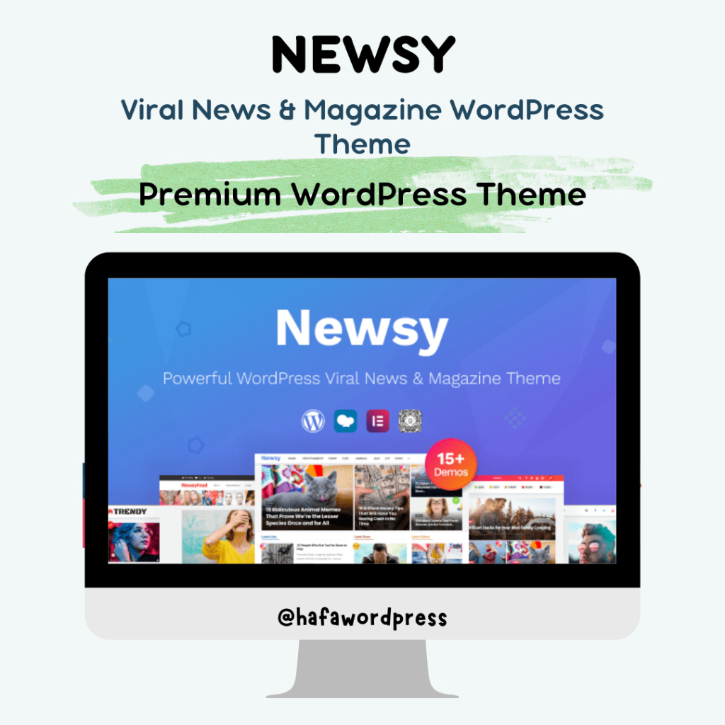 Newsy – Viral News & Magazine WordPress Theme + Bonus / Theme WordPress Premium