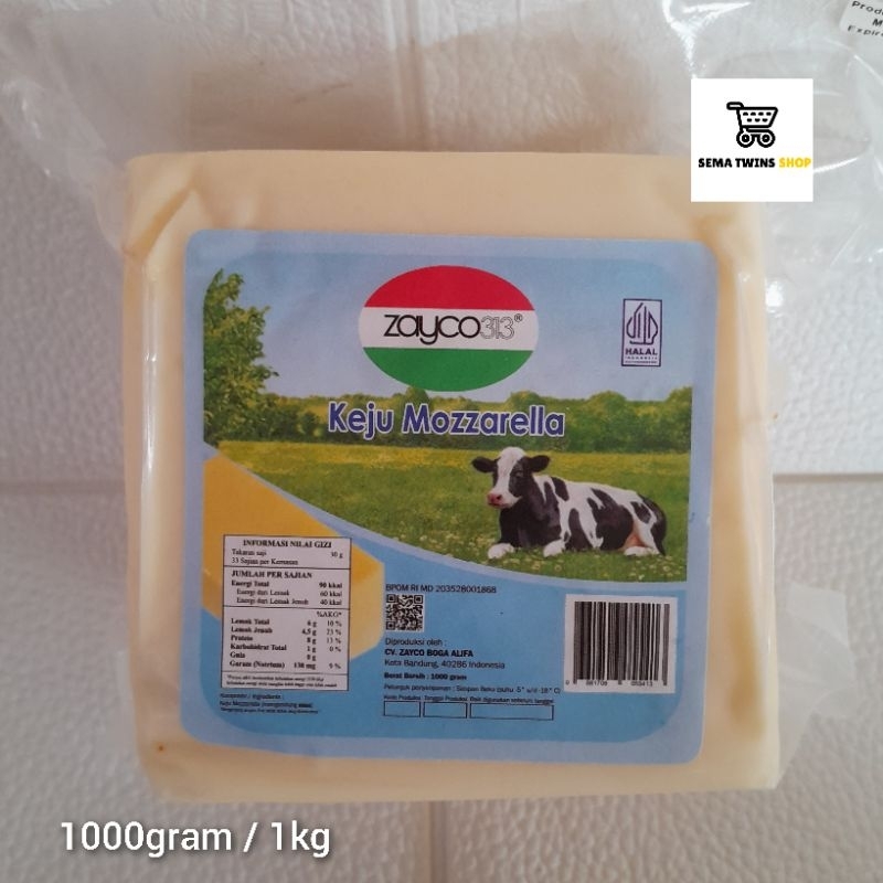 

Keju MOZZARELLA OLDENBURGER 1KG / Mozarela Zayco 313 OB 1000gr