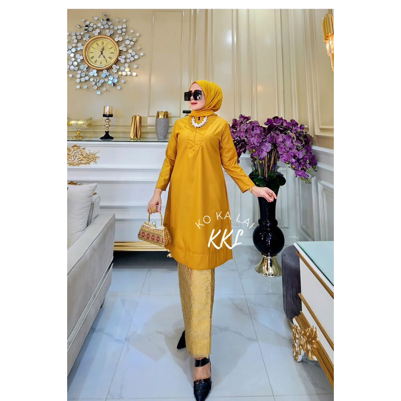 SET TUNIK TOYOBO / SET TUNIK TOYOBO FODU PREMIUM / tunik terlaris bisa COD / Tunik Toyobo