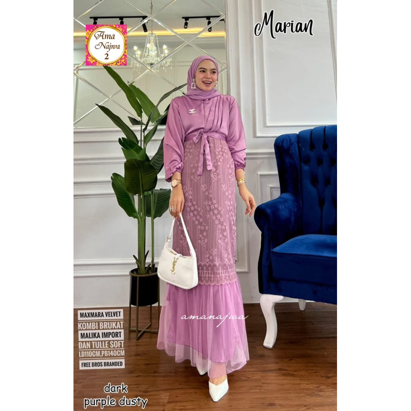 MARIAN MAXY BY AMA NAJWA / KOMBI BROKAT BEST SELLER NEW ARRIVAL