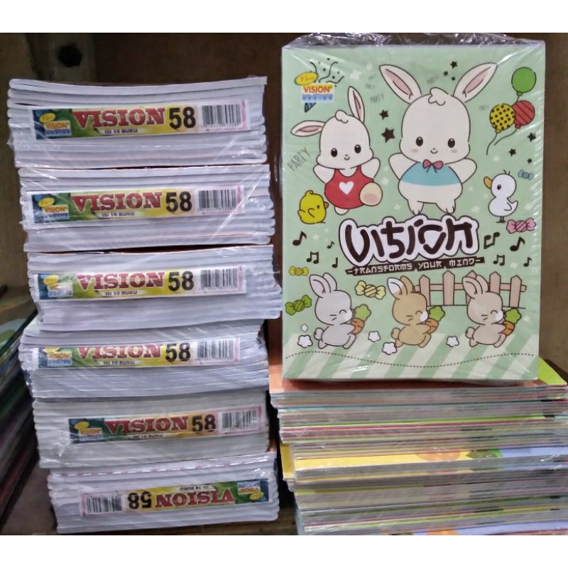 

Buku Tulis Vision 58 lembar