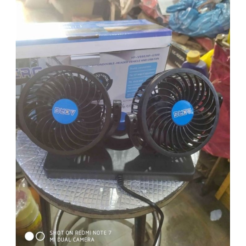 kipas angin mobil double