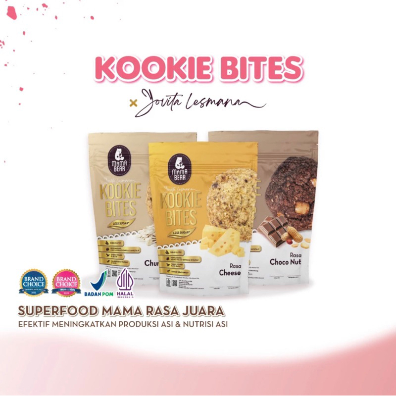 

Mamabear kookie bites less sugar 150g