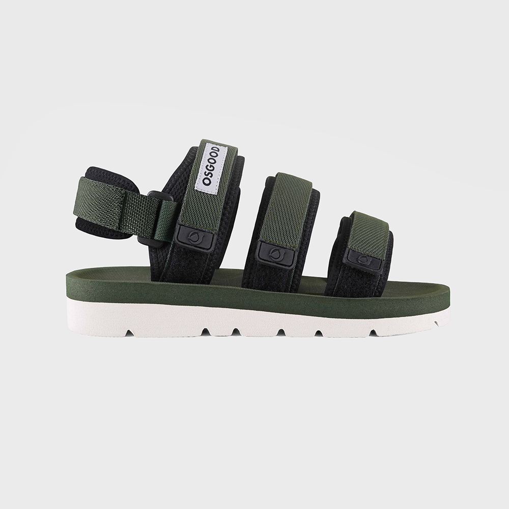 Osgood - Sandal Traveling Gunung Pria Malmo Olive/White Series