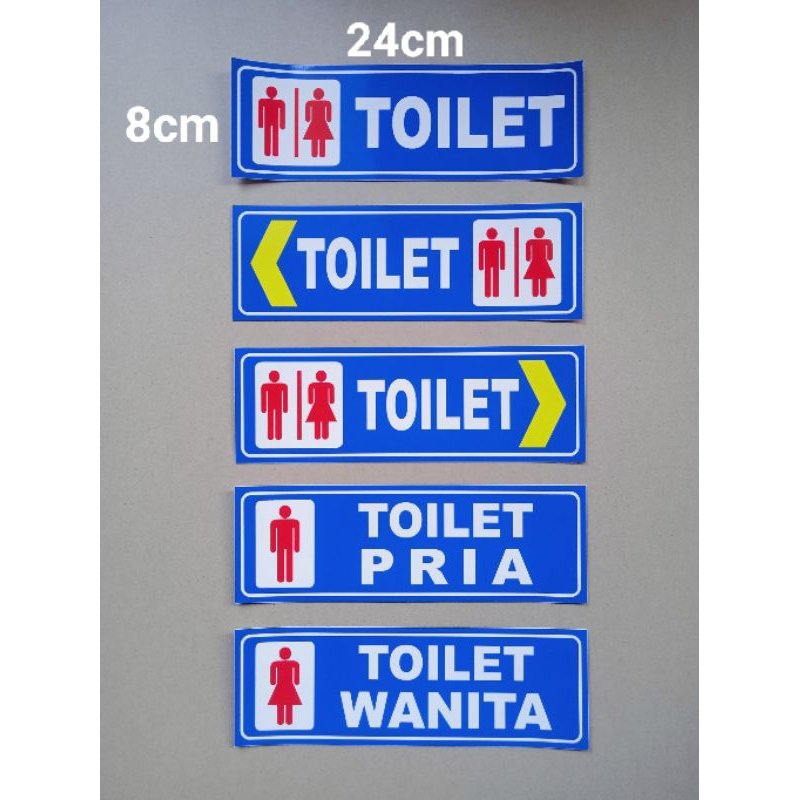 

Stiker Toilet Pria & Wanita