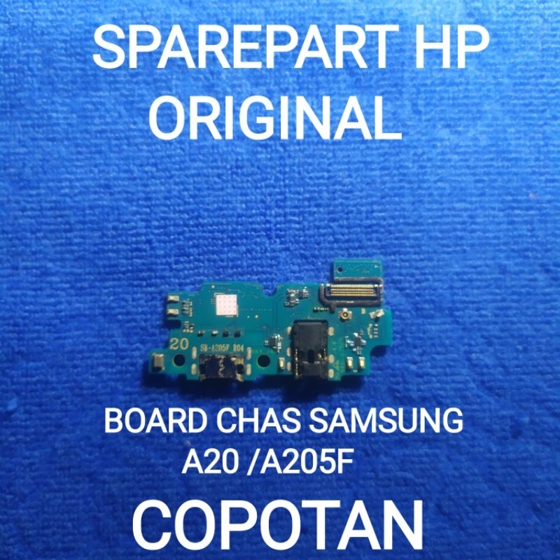 BOARD, CHARGER MESIN BAWAH SAMSUNG A20/A205F ORIGINAL COPOTAN TESTED