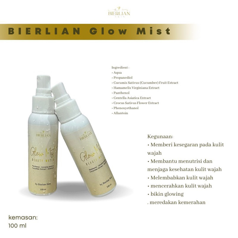 Glow mist Bierlian (BPOM)