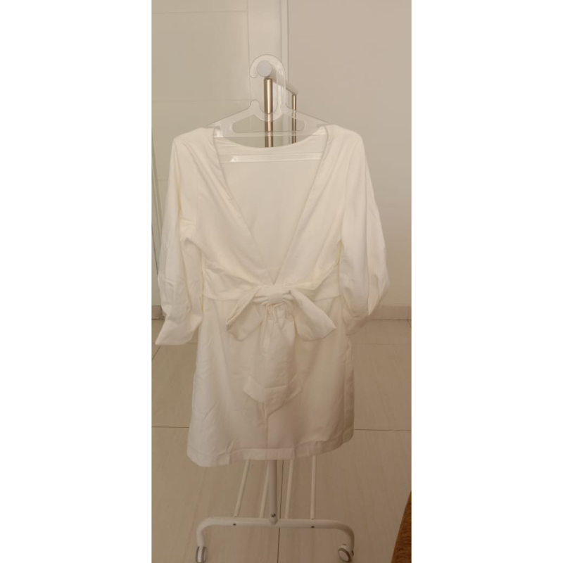 preloved pomelo dress white