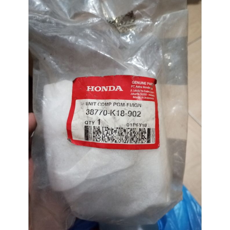 ECU HONDA VERZA 250 TAHUN 2013-2028 ORIGINAL AHM BARU 38770K18902