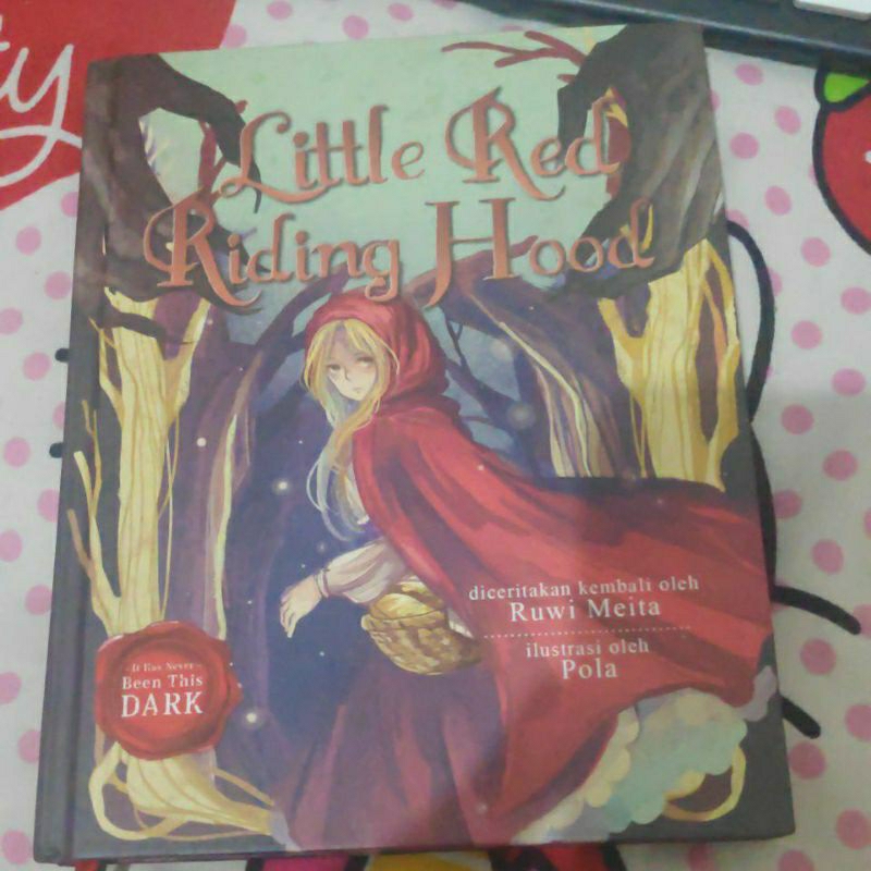 [Original] [Hard Cover] [Full Color] Buku Little Red Riding Hood oleh Ruwi Meita preloved❤️