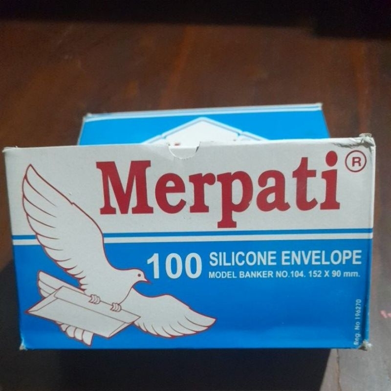 

Amplop Merpati 152x90 mm Dengan Perekat