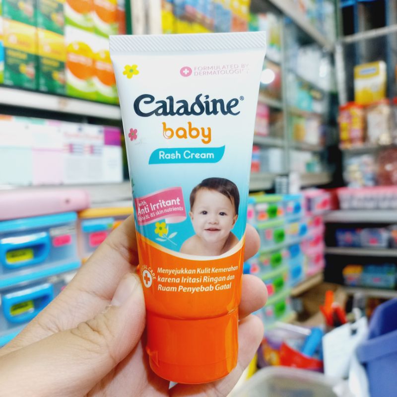 [50GRAM] CALADINE BABY RASH CREAM / MENGATASI KEMERAHAN IRITASI POPOK KEMERAHAN RUAM SUSU PENYEBAB B
