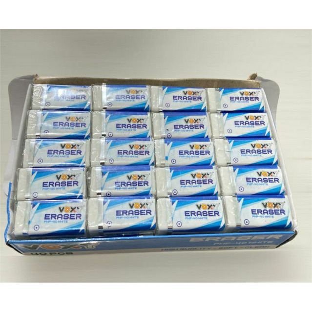 

Penghapus Kecil Putih || Hapus Pensil Kecil (40pcs)