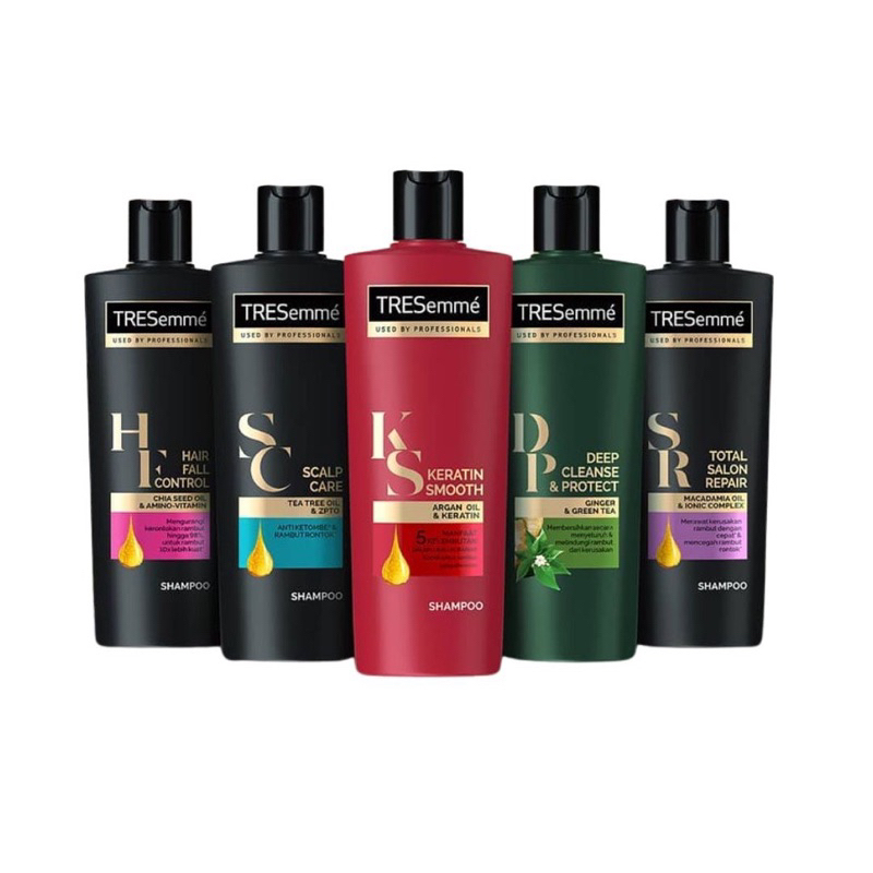 Tresemme Keratin  Smooth Argan Oil&Keratin/Hair Fall/Total Repair Salon Shampo 340 ML
