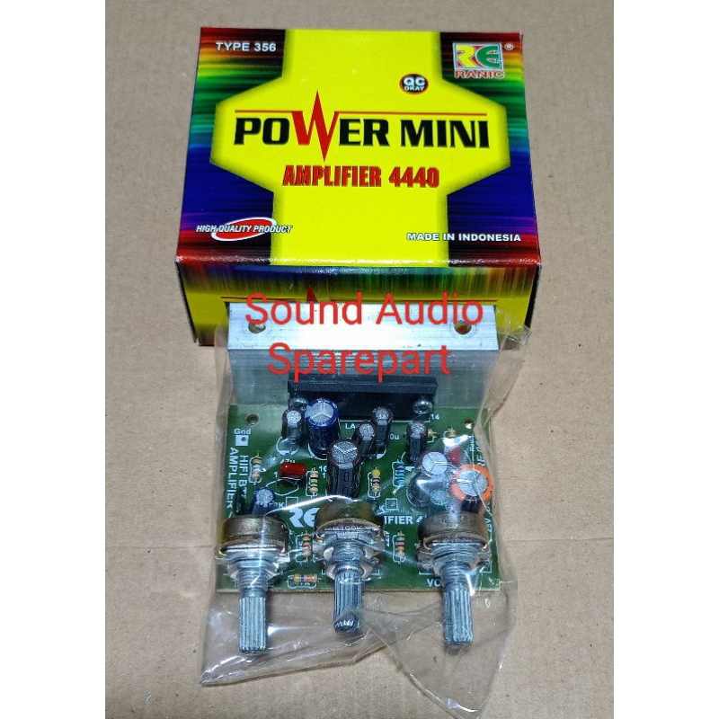 Kit Power Amplifier Mini LA4440 Mono