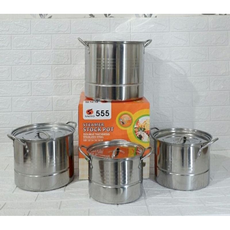 Panci Steamer higt Stockpot saito 555