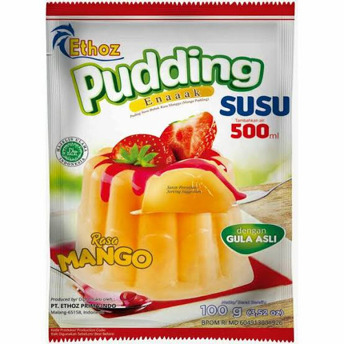 

Ethoz pudding susu rasa mango 100gr