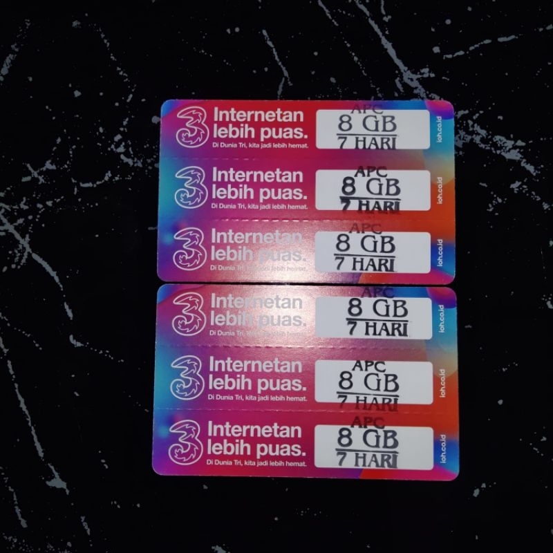 VOUCHER TRI 6,5GB 7HARI