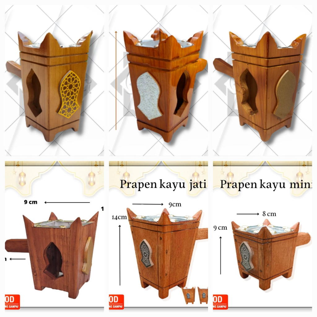 Prapen Kayu Prapen Kayu Jati Prapen Kayu Mini Prapen Kayu Sedang Mabkhara Tempat Pembakaran Buhur