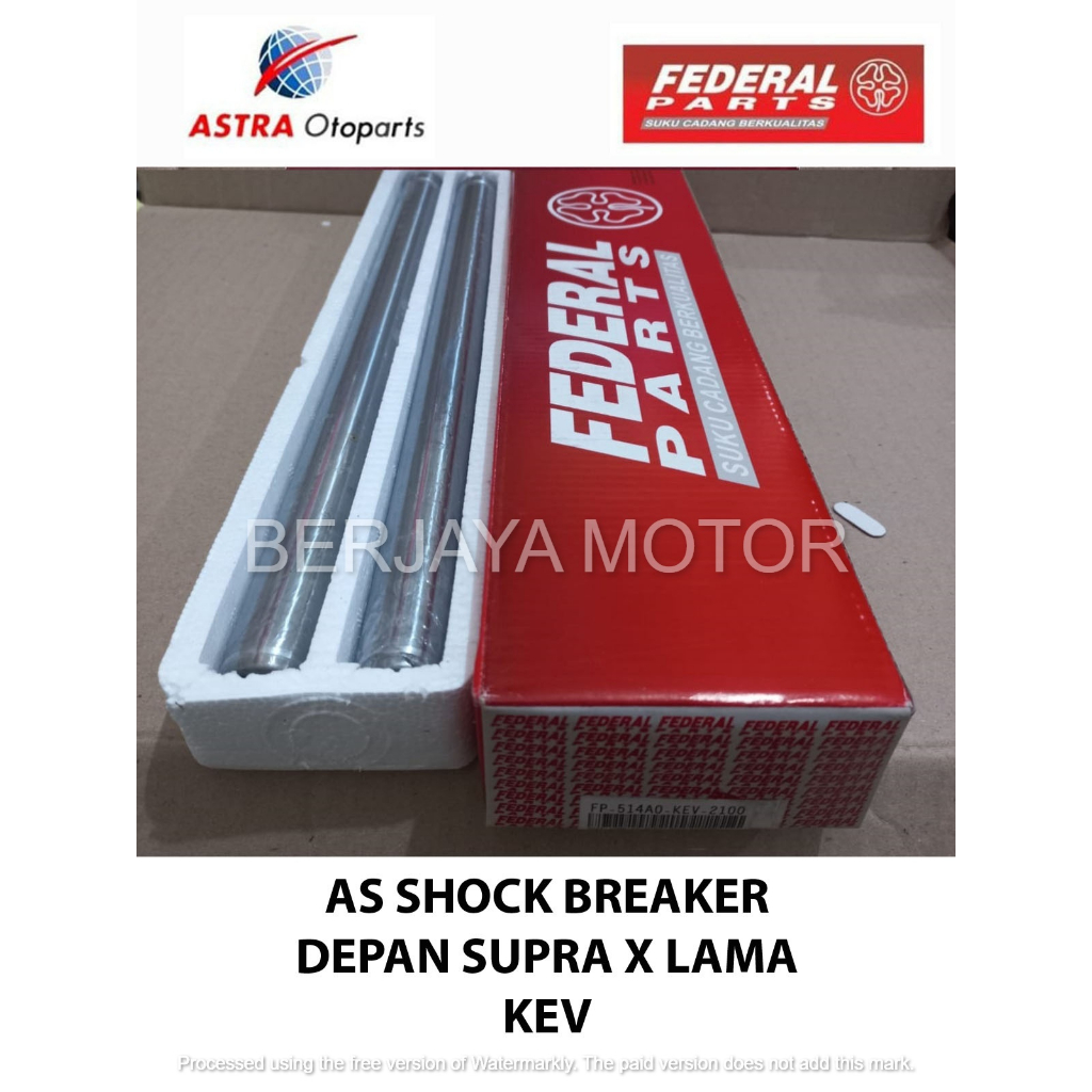 AS SHOCK BREAKER DEPAN SUPRA X LAMA KEV FEDERAL PARTS ORIGINAL