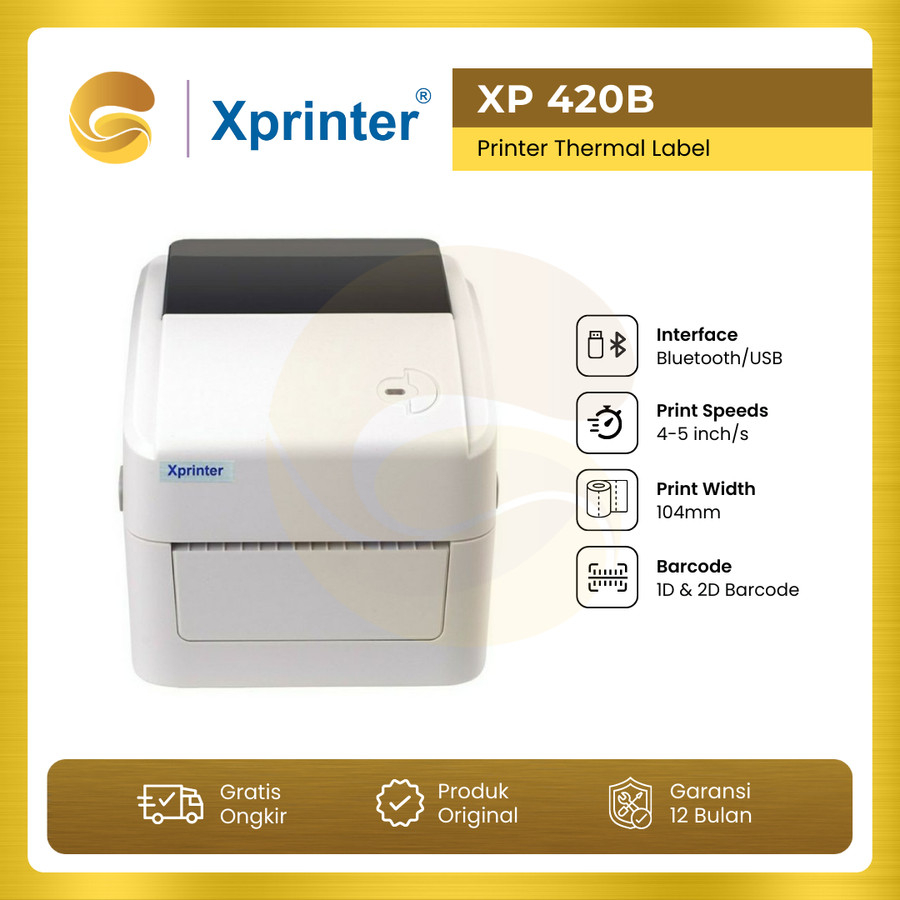 XPRINTER Barcode Printer Thermal XP-420B / BI-420B 110MM XP420B BI420B